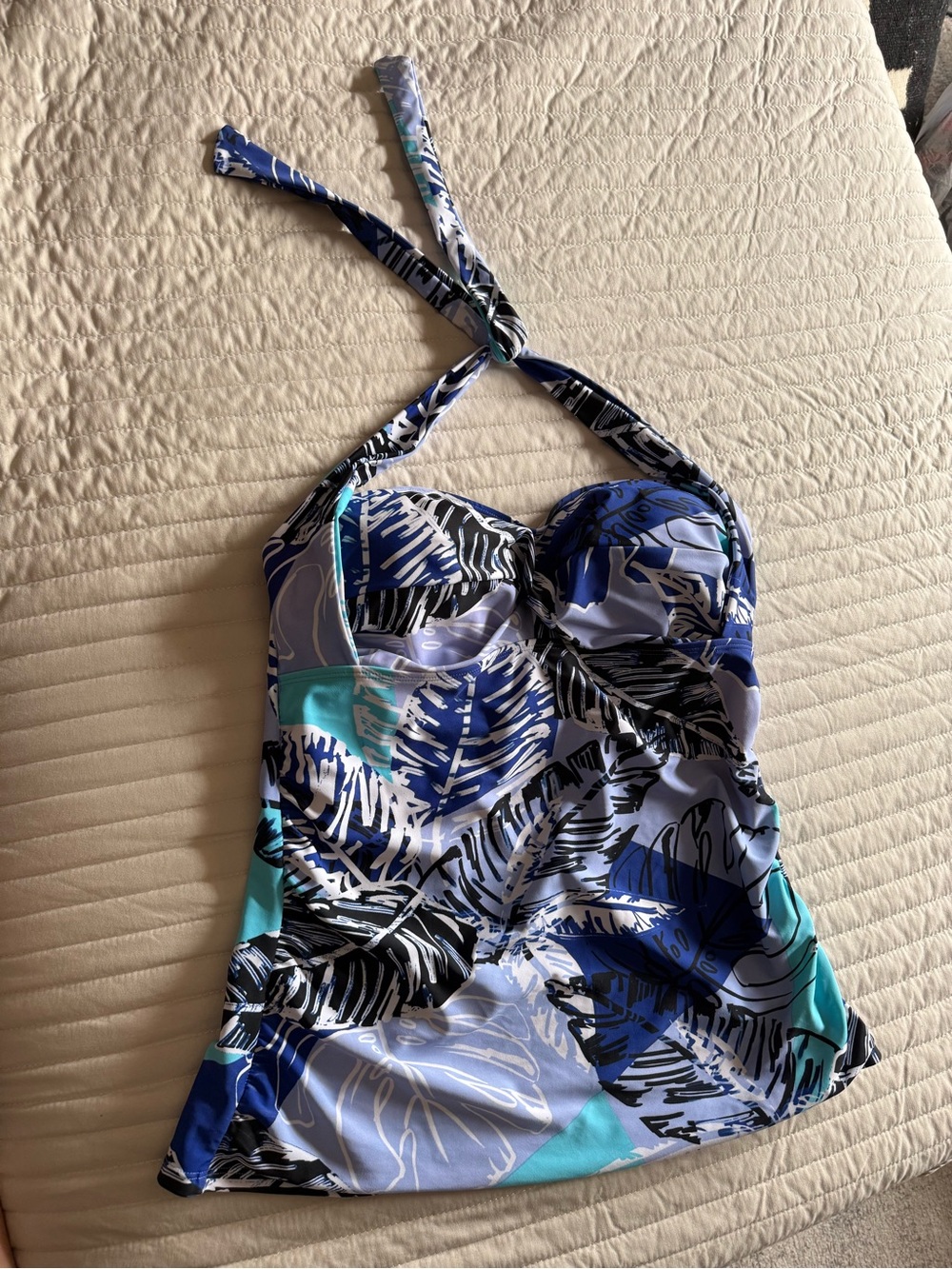 Swimsuits For All Shore Club Halter Tankini Top - Size 14